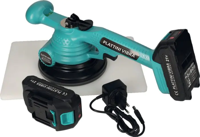 Produktbild von Akku Fliesenrüttler 21V, Professionelles Fliesen Vibrationsgerät