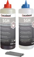 Schönox SGH Reparaturmasse 2K 600ml 2x300ml + Wellenverbinder 20St