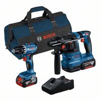 Profi-Set GSR 18V-45+GBH 18V-22+2x4 2 x Akku 4.0Ah, Schnellladegerät