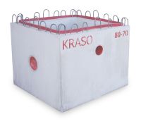 KRASO®Pumpensumpf NORD 100x100x80cm Standard,WU-Beton