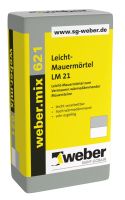 weber.mix 621 Leicht-Mauermörtel 17,5kg