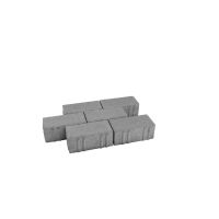 Rechteckpflaster 10/20/8 cm grau gefast 7,68 qm je Pak