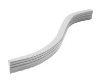 FASERBETON SCHLANGE MIT NOPPEN 30mm L=80cm